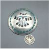 Image 2 : A Beautiful Vintage, Zuni Inlay Thunderbird Themed Pendant From Jewel Box Col.