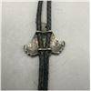 Image 3 : Circa 1950s Zuni Inlay Bolo Tie With the Thunderbird Design -From Jewel Box Col.