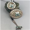 Image 1 : Gorgeous Zuni Inlay Bolo and Belt Buckle Set by - Dishta