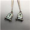 Image 8 : Gorgeous Zuni Inlay Bolo and Belt Buckle Set by - Dishta