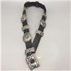 Image 4 : Vintage Sterling Silver and Turquoise Concho Belt