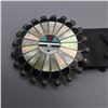 Image 6 : Vintage Zuni Sunface Concho Belt