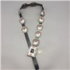 Image 3 : Exquisite Coral Inlay and Sterling Silver Concho Belt by Roger Skeets Jr.