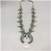 Image 2 : Unique Cluster Style Squash Blossom Necklace