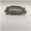 Image 1 : Handmade Lone Mountain Turquoise Bracelet by Michael Little Elk