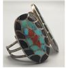 Image 2 : Mid-Century Vintage Zuni Inlay Cuff Bracelet