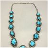 Image 5 : STATEMENT! A Stunning Carved Turquoise Necklace by Robert and Bernice Leekya