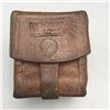 Image 2 : Collectable US Indian Police Leather Belt Cartridge Box and Buttons *Circa 1880s
