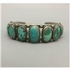 Image 1 : Gorgeous! Nine Stone, Vintage Turquoise Bracelet