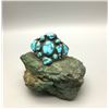 Image 8 : A GREAT Older Turquoise Cluster Bracelet With SUPER Turquoise!