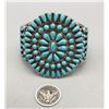 Image 2 : An Awesome Vintage Cluster Bracelet with Lone Mountain Turquoise