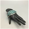 Image 1 : Beautiful! A Vintage, Handmade, Turquoise Cluster Style Bracelet