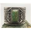 Image 1 : Gorgeous 1930 Cerillos Turquoise Cuff Bracelet