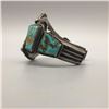 Image 2 : Exquisite Older Turquoise and Sterling Silver Bracelet