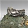 Image 10 : Coin Silver Bracelet by Award Winning Artist Perry Shorty