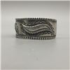 Image 2 : Coin Silver Bracelet by Award Winning Artist Perry Shorty