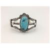Image 2 : MORRIS ROBINSON! Vintage Hopi Turquoise & Sterling Silver Cuff Bracelet Signed