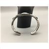 Image 8 : MORRIS ROBINSON! Vintage Hopi Turquoise & Sterling Silver Cuff Bracelet Signed