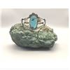 Image 9 : MORRIS ROBINSON! Vintage Hopi Turquoise & Sterling Silver Cuff Bracelet Signed