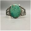 Image 1 : A Highly Collectible Old Handmade Turquoise Bracelet by Morris Robinson (Hopi)