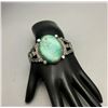 Image 8 : A Highly Collectible Old Handmade Turquoise Bracelet by Morris Robinson (Hopi)