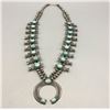 Image 1 : OUTSTANDING 1950s Box Bow Squash Blossom Necklace