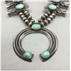 Image 3 : OUTSTANDING 1950s Box Bow Squash Blossom Necklace