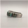Image 2 : 1930s Handmade Ingot Turquoise Bracelet