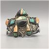 Image 1 : Older Zuni Inlay Knifewing Bracelet
