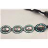 Image 8 : Circa 1940s Era Turquoise and Sterling Silver Concho Belt
