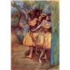 Image 1 : Edgar Degas - Three Dancers Behind The Scenes
