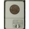 Image 2 : 1856 1C Slanted 5 MS66 Brown NGC. N-14, R.1. A line fr