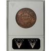 Image 2 : 1856 1C Slanted 5 MS65 Red and Brown ANACS. N-14, R.1.
