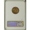 Image 2 : 1865 1C Fancy 5 MS65 Red NGC. Well-defined with pale r