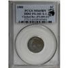 Image 1 : 1880 1C --Doubled Die Obverse, Clashed Reverse--MS65 Br