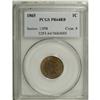 Image 1 : 1865 1C PR64 Red and Brown PCGS. A pretty near-Gem wit