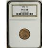 Image 1 : 1896 1C PR65 Red and Brown NGC. Swirls of ruby-tan, pu