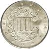 Image 2 : 1861 3CS MS67 PCGS. While three-cent silver pieces wer