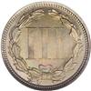 Image 2 : 1873 3CN Closed 3 PR67 NGC. This Superb Gem proof Thre