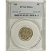 Image 1 : 1916 5C MS66 PCGS. This suitably struck gold-toned pie