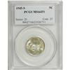 Image 1 : 1945-S 5C MS66 Full Steps PCGS. Crisply defined with p