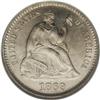 Image 1 : 1869 H10C MS67 S NGC. Gently toned in apricot hues, t