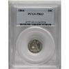 Image 1 : 1864 10C PR63 PCGS. An untoned and exactingly struck C