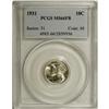 Image 1 : 1931 10C MS66 Full Bands PCGS. Vibrant luster with a t