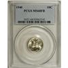 Image 1 : 1940 10C MS68 Full Bands PCGS. Gleaming and practicall