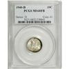 Image 1 : 1940-D 10C MS68 Full Bands PCGS. Fully struck and sati