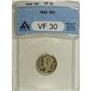 Image 1 : 1942/1 10C VF30 ANACS. Inexplicably unlabeled as such