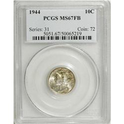 1944 10C MS67 Full Bands PCGS. In spite of its nine-fi