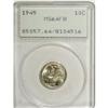 Image 3 : 1945 10C MS64 Full Bands PCGS. The 1945 Full Bands dim
