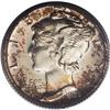 Image 1 : 1936 10C PR67 PCGS. Splashes of russet-gold and sea-gr